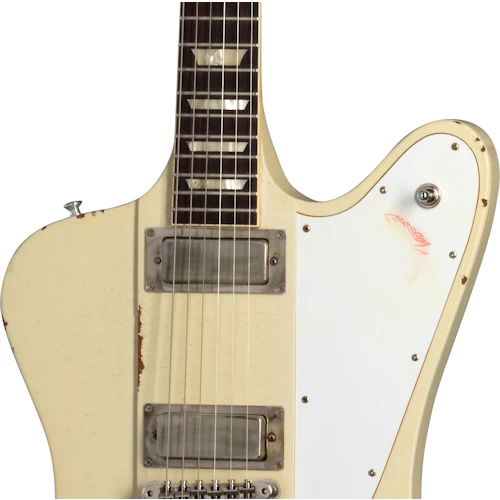 Gibson Custom Johnny Winter 1964 Firebird V, Polaris White - Image 4
