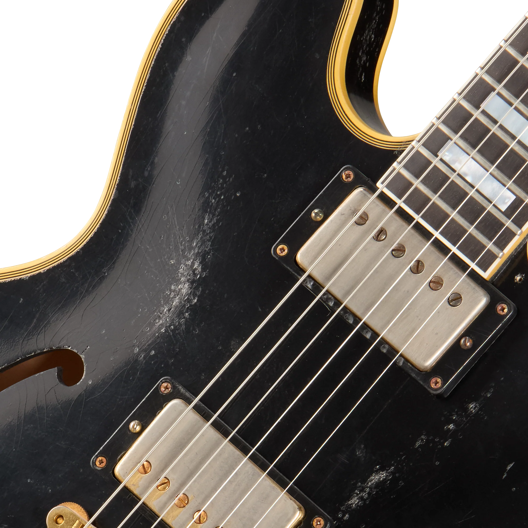 Gibson Custom Keith Richards 1960 ES-355 Collector’s Edition, Signed Guitar and Label, Ebony, Exclusive - Image 7