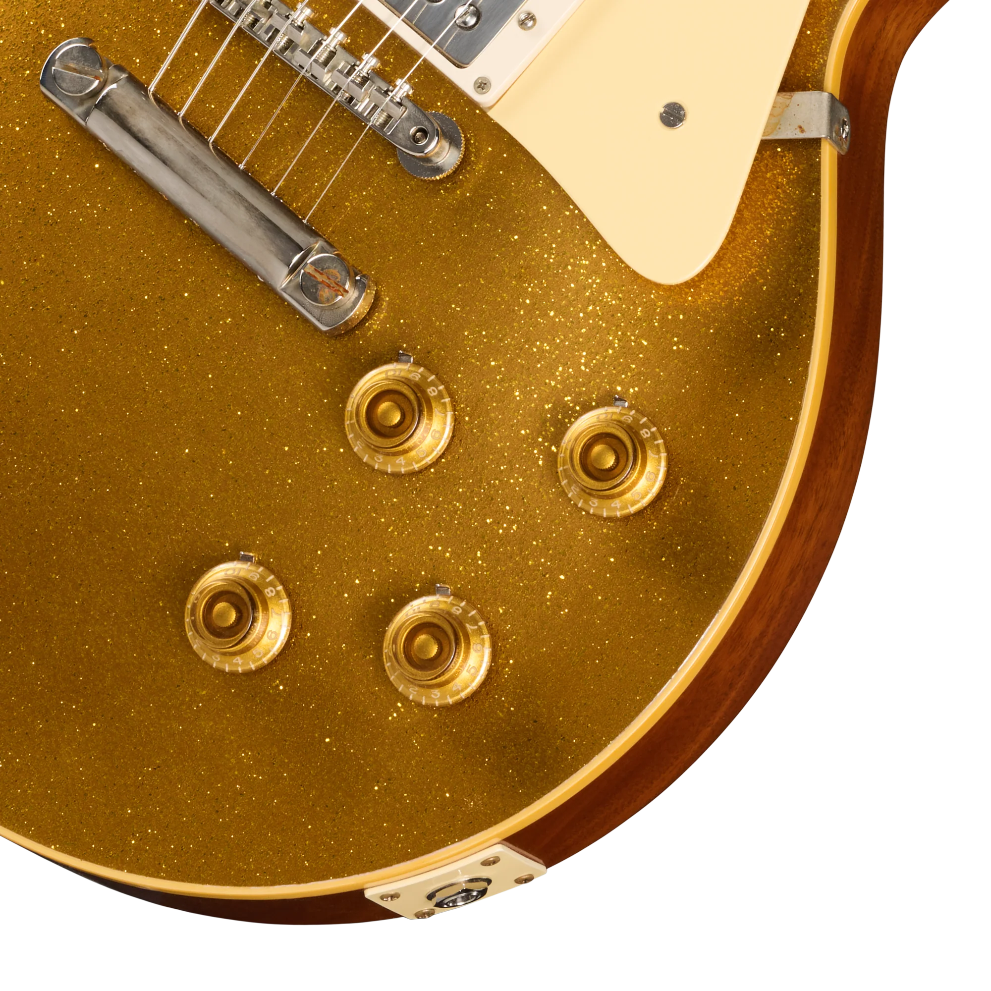 Gibson Custom LE 1957 Les Paul Reissue with TV Jones Powertron, VOS, Gold Sparkle Top - Image 8
