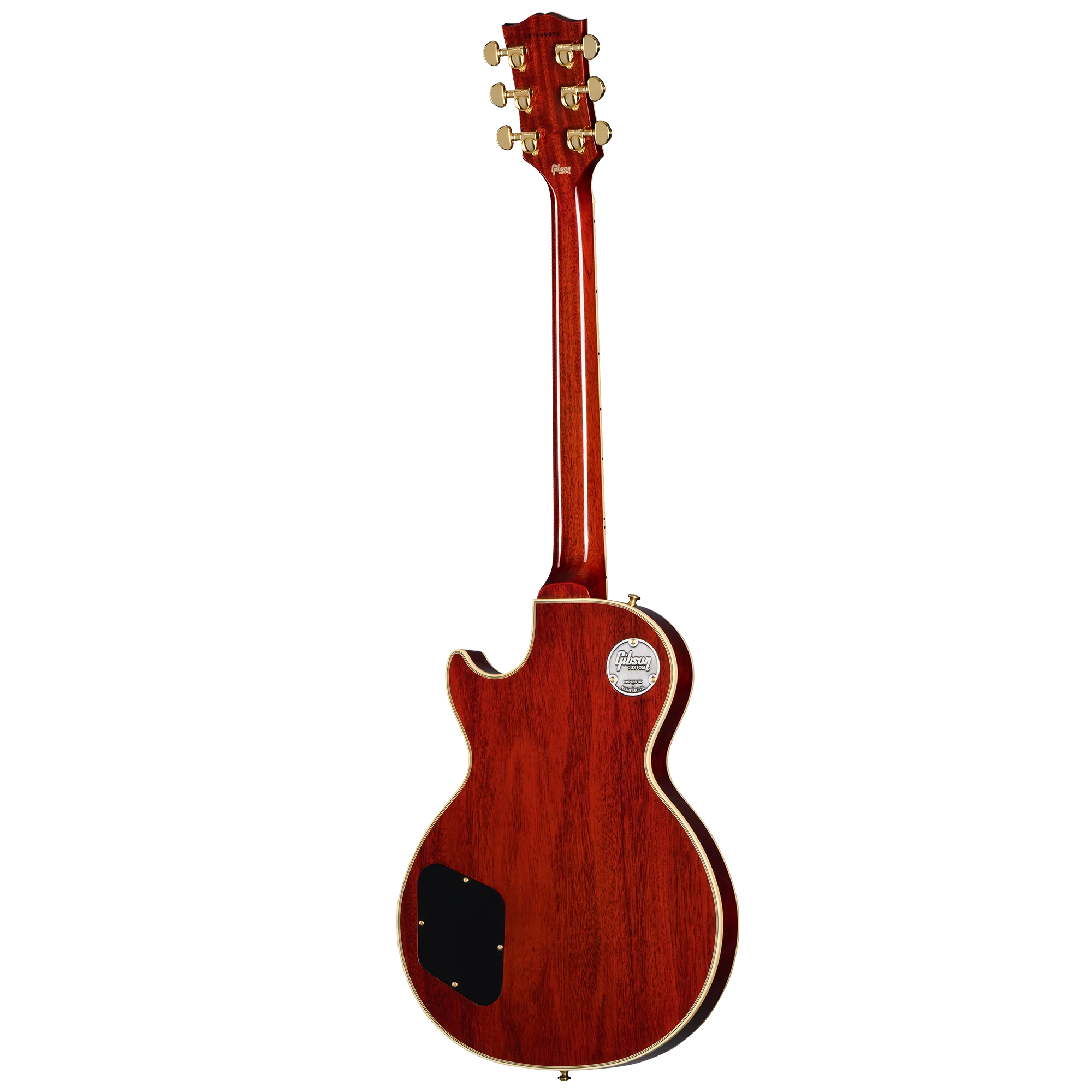 Gibson Custom Les Paul Custom 1-Piece 5A Quilt Maple Top, Orange Twilight Fade, Exclusive - Image 4