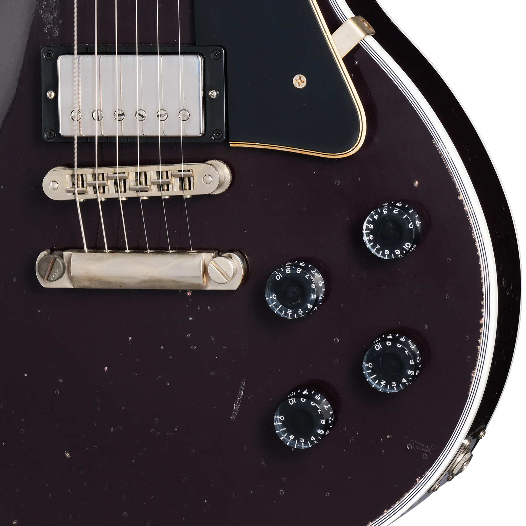 Gibson Custom Les Paul Custom, Heavy Aged, Oxblood - Image 9