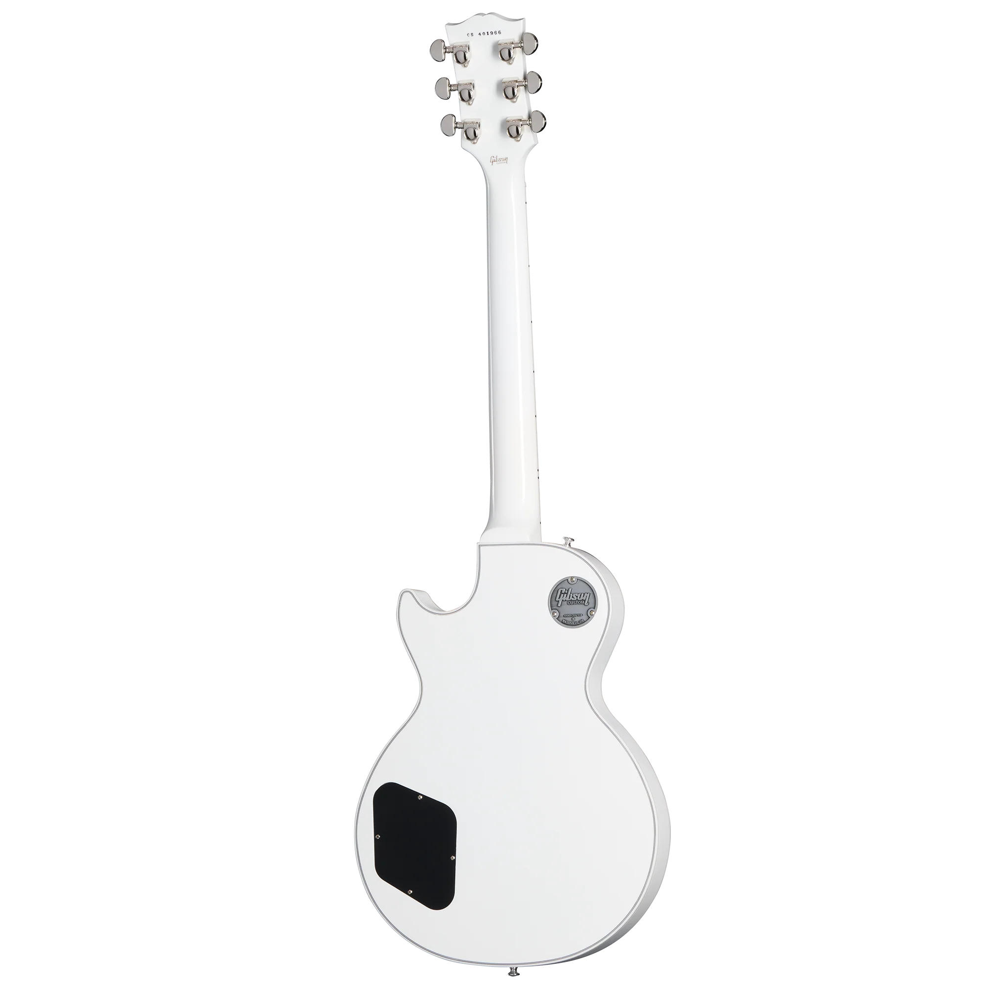 Gibson Custom Les Paul Custom, Nickel Hardware, Alpine White, Exclusive - Image 4