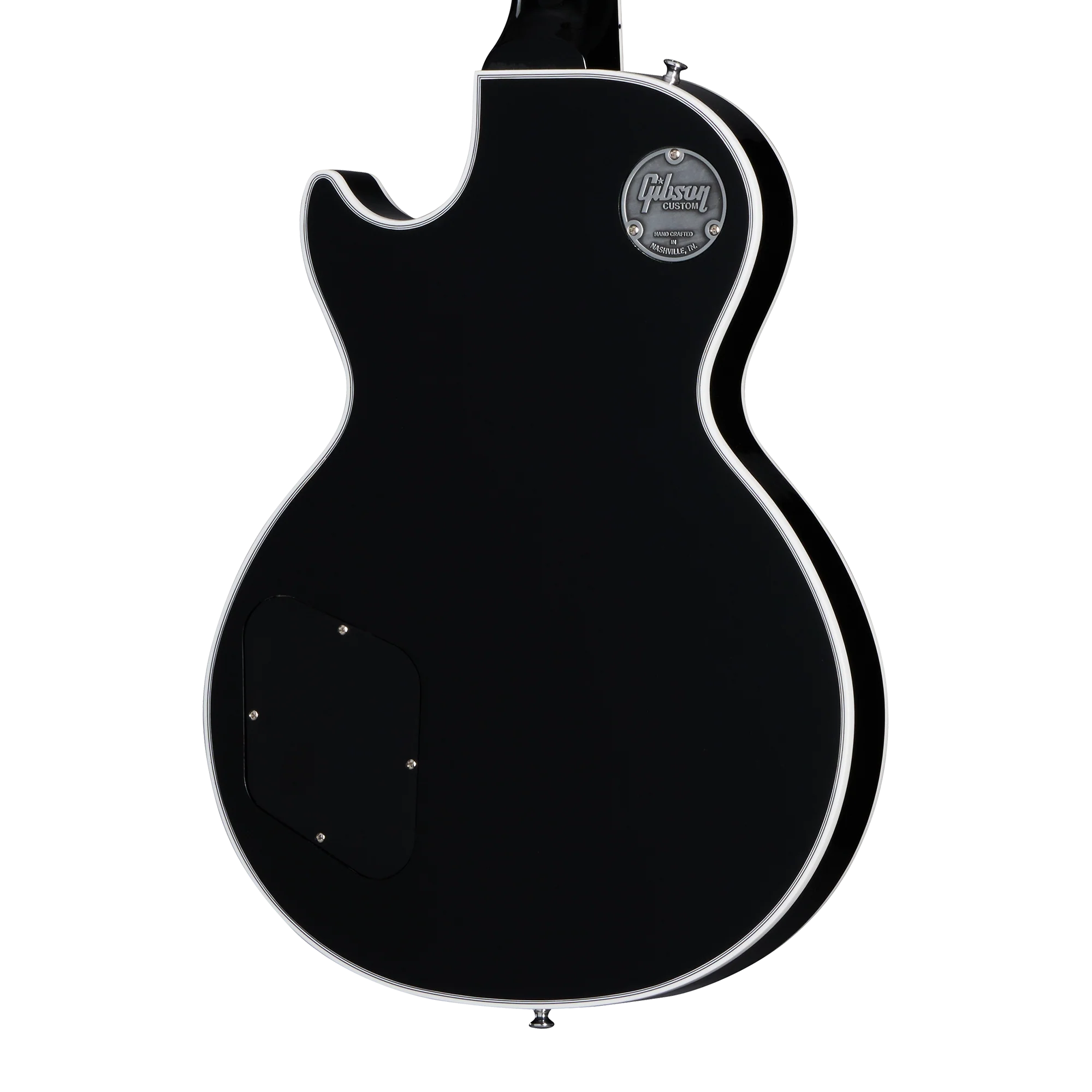 Gibson Custom Les Paul Custom, Nickel Hardware, Ebony, Exclusive - Image 2