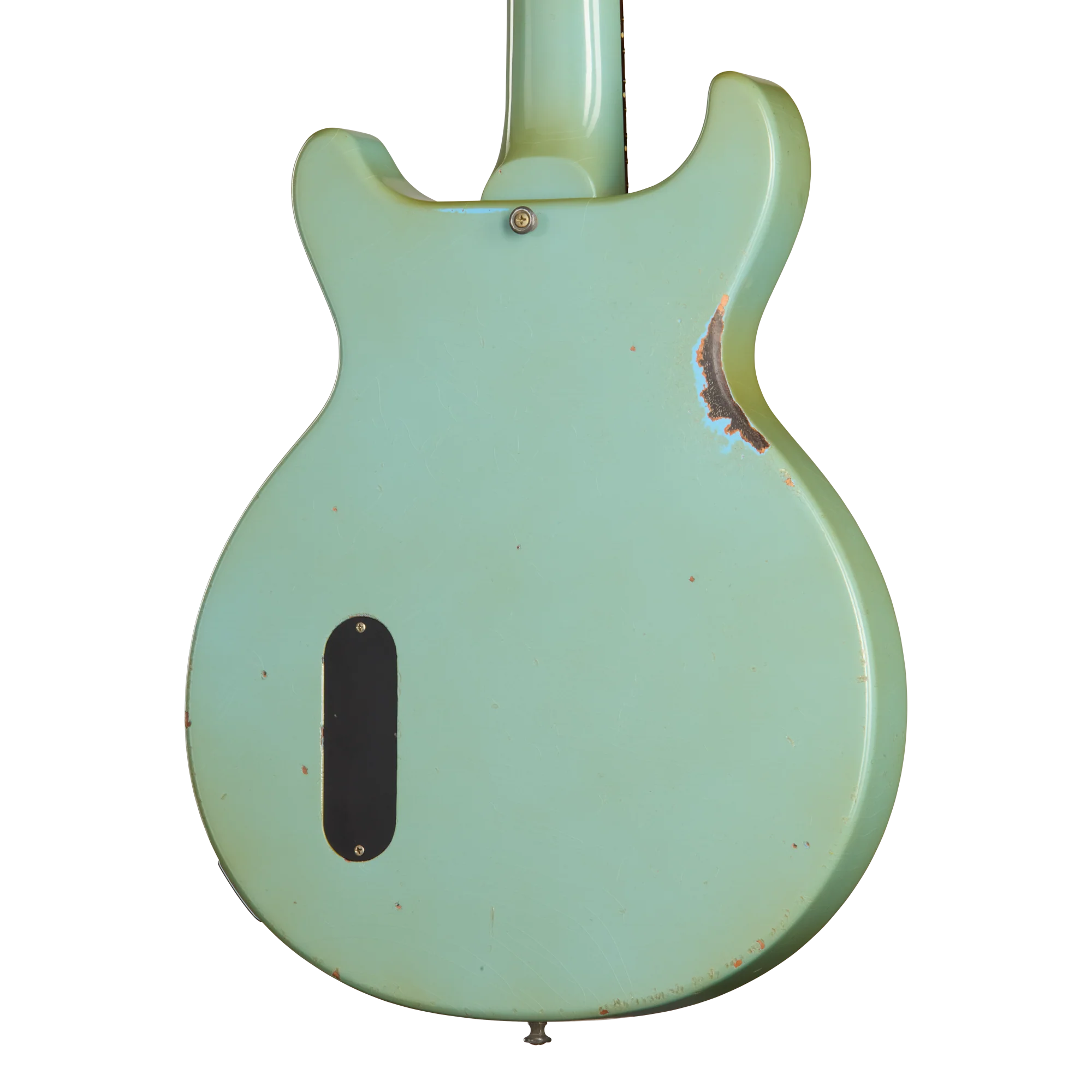 Gibson Custom 1958 Les Paul Junior Reissue, Heavy Aged, Maui Blue - Image 2