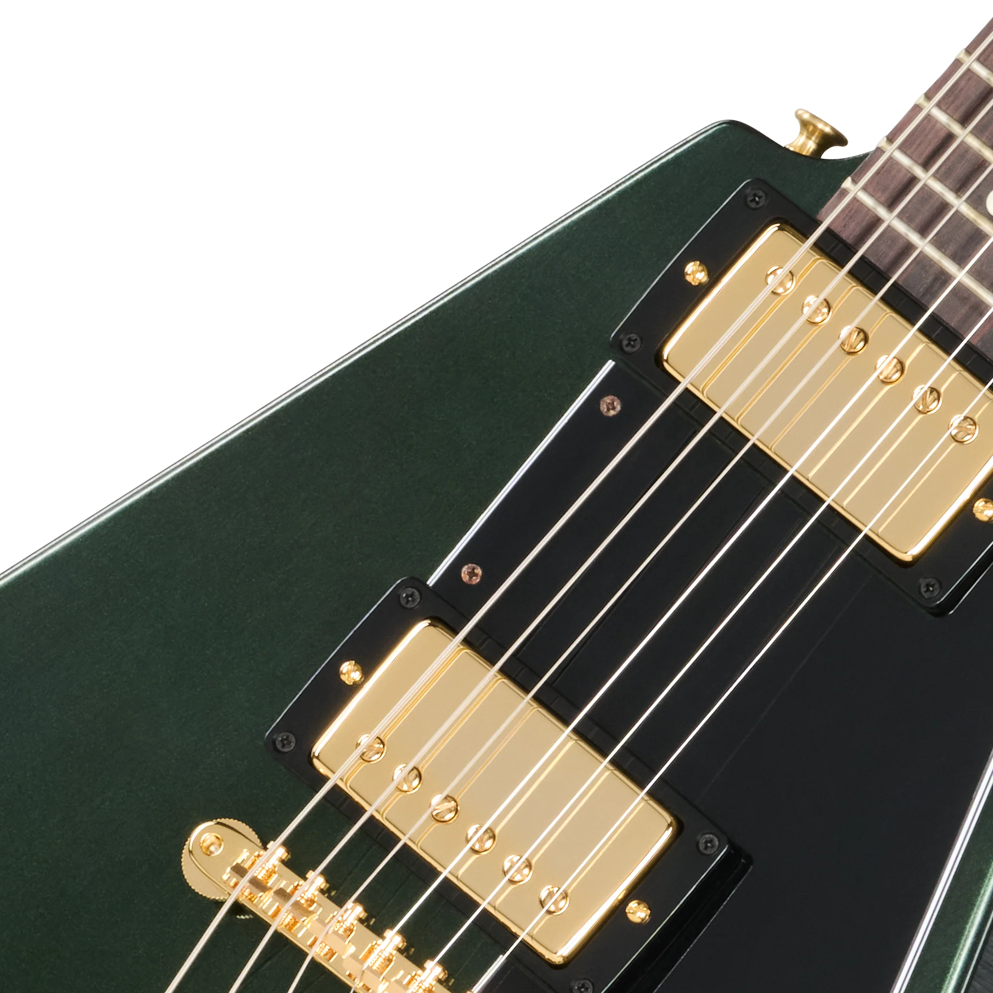 Gibson Custom 1958 Mahogany Flying V Reissue, VOS, British Racing Green - Image 7