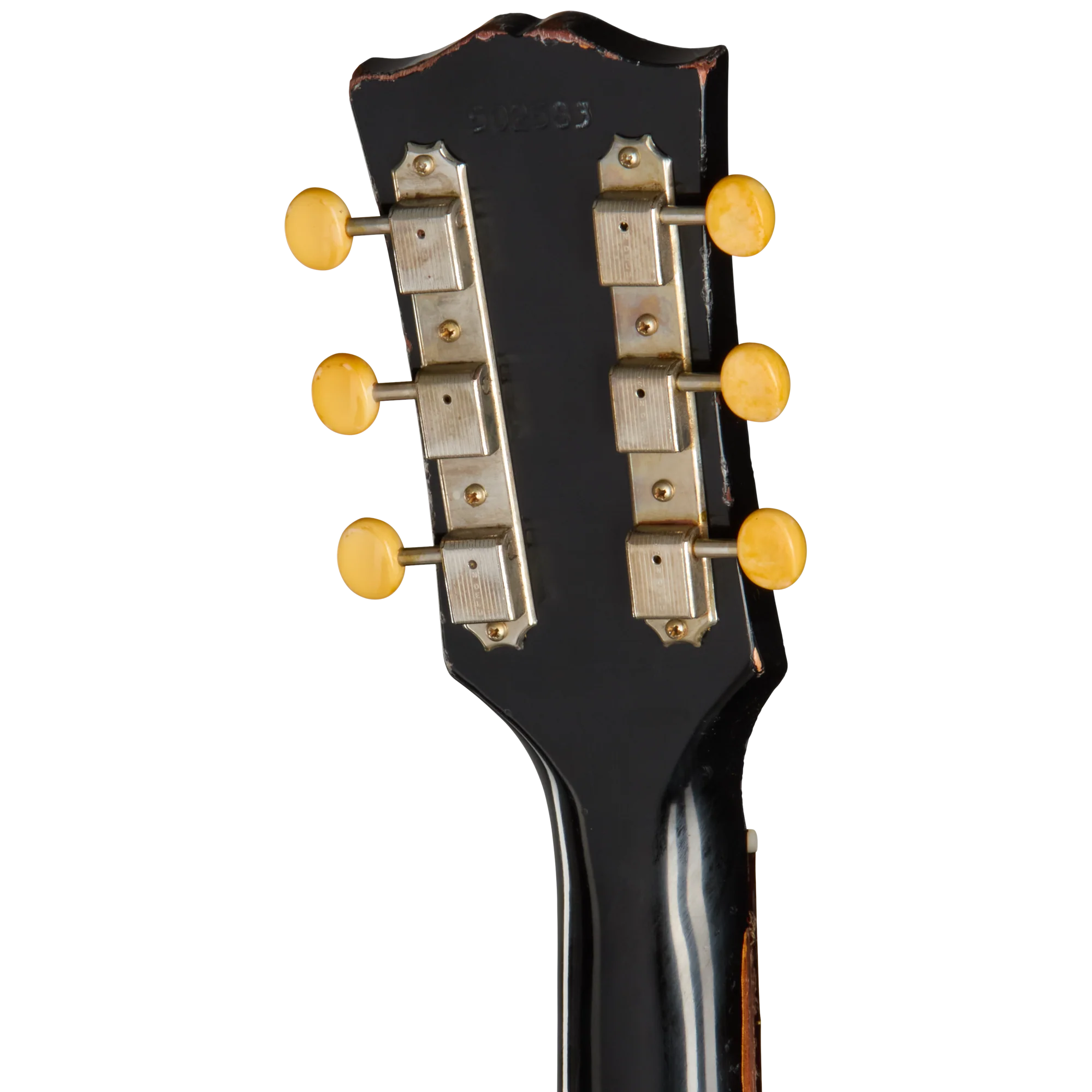 Gibson Custom 1963 SG Junior Reissue, Heavy Aged, Ebony - Image 6