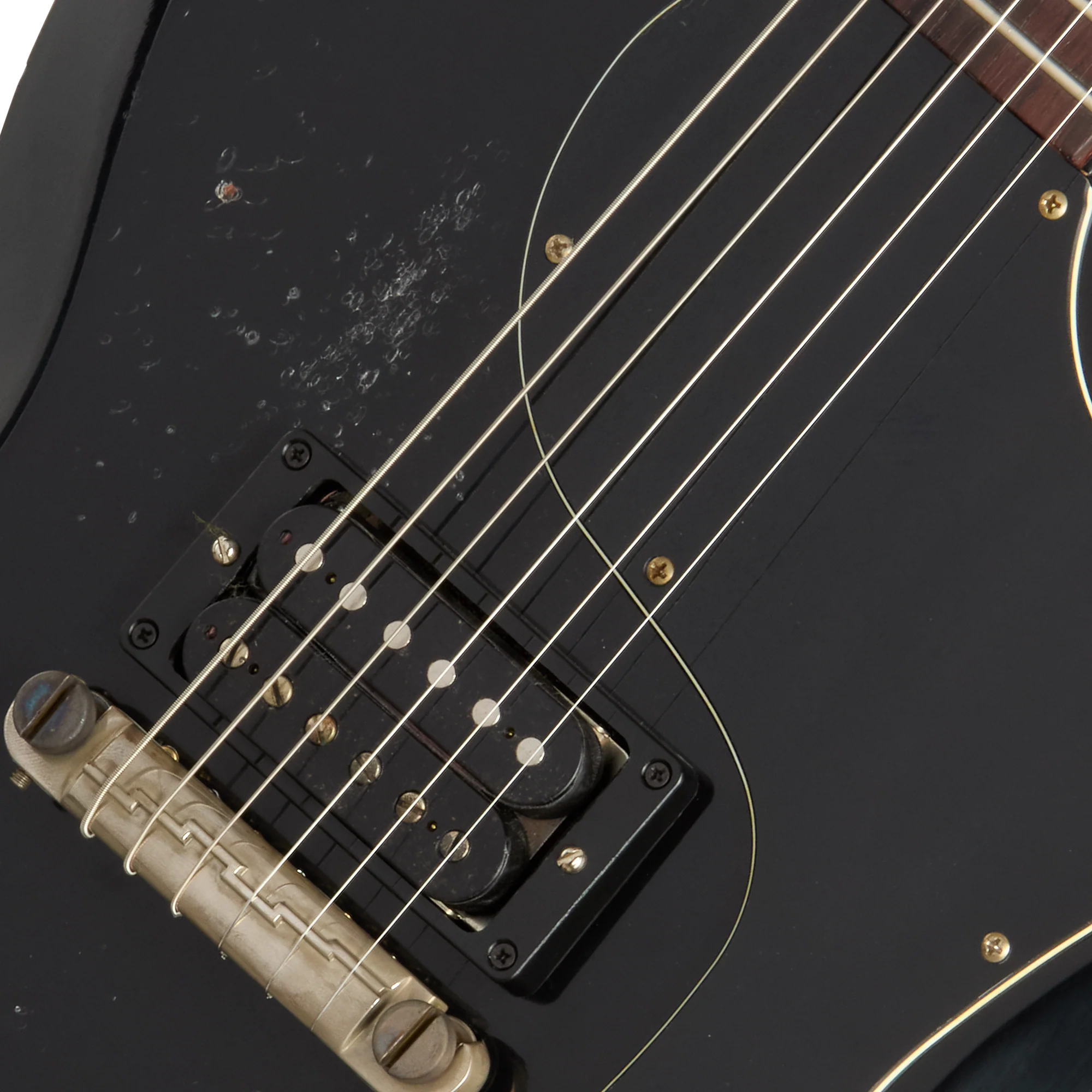 Gibson Custom 1963 SG Junior Reissue, Heavy Aged, Ebony - Image 7
