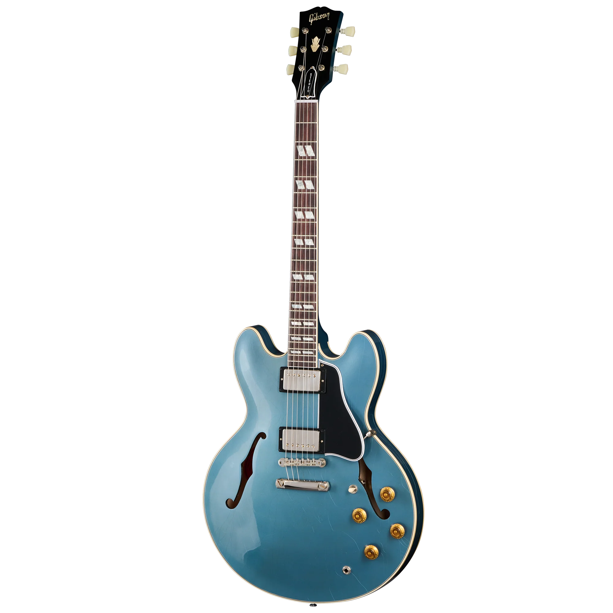 Gibson Custom 1964 ES-345 Reissue, Ultra Light Aged, Antique Pelham Blue - Image 3