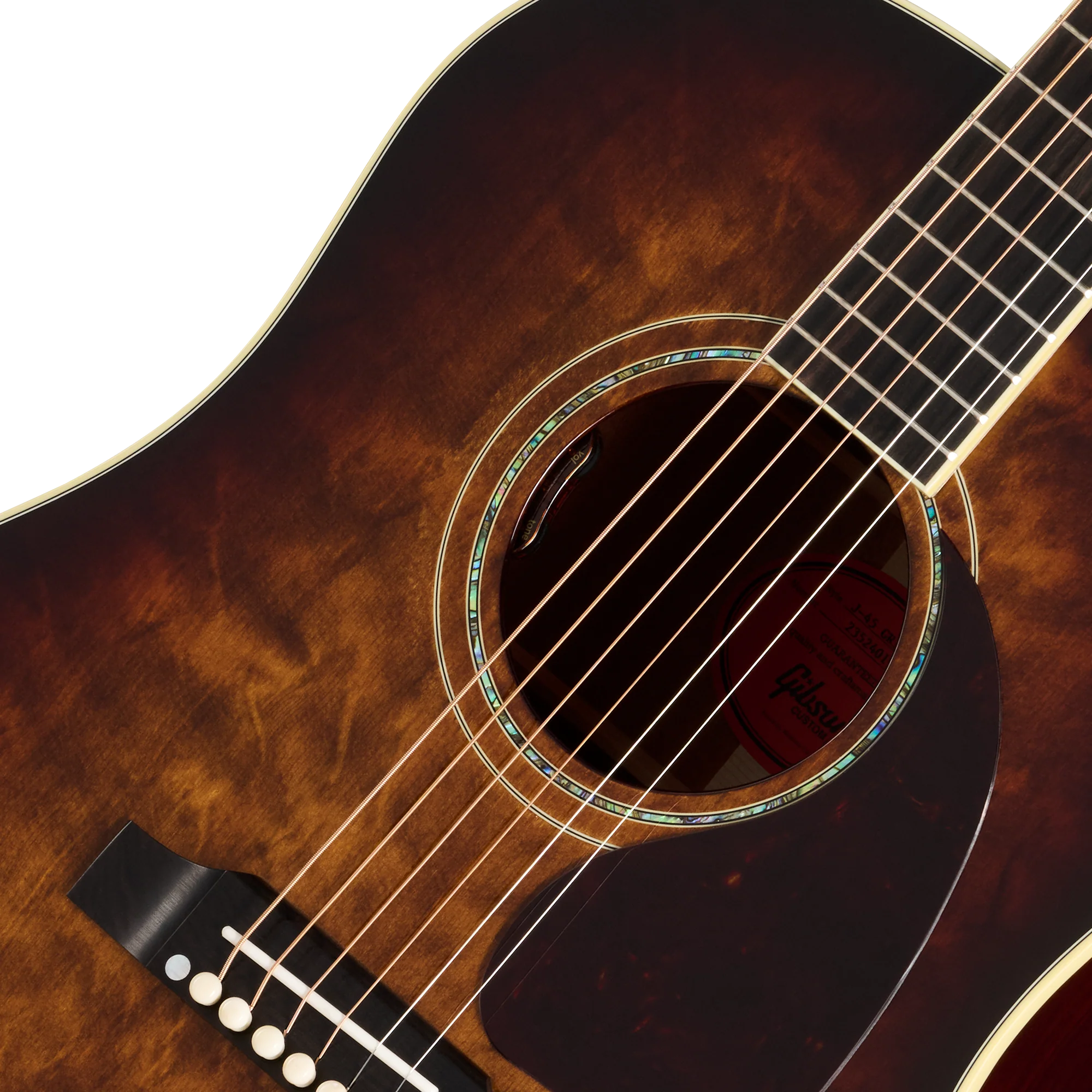 Gibson Custom J-45 Standard, Grizzly Burst - Image 7
