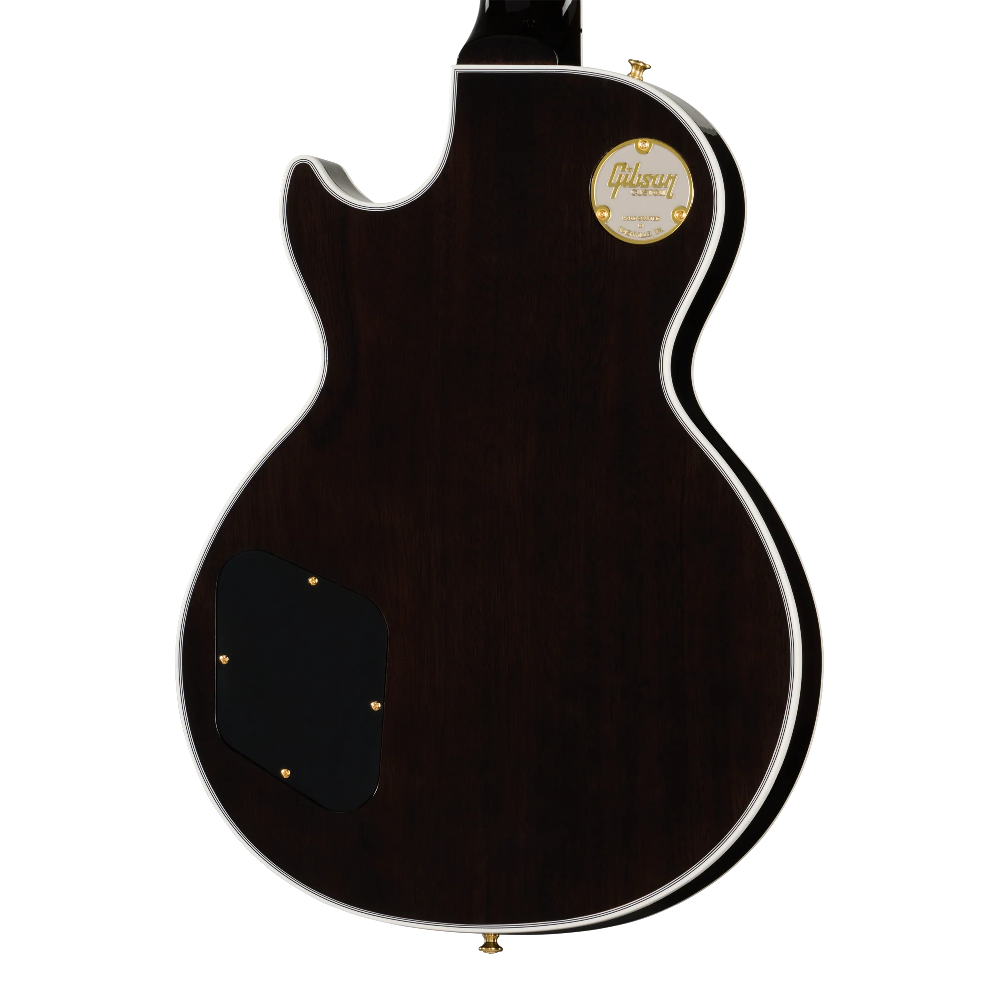 Gibson Custom Les Paul Custom with Figured Maple Heartwood Top, Gloss, Light Charcoal - Image 2