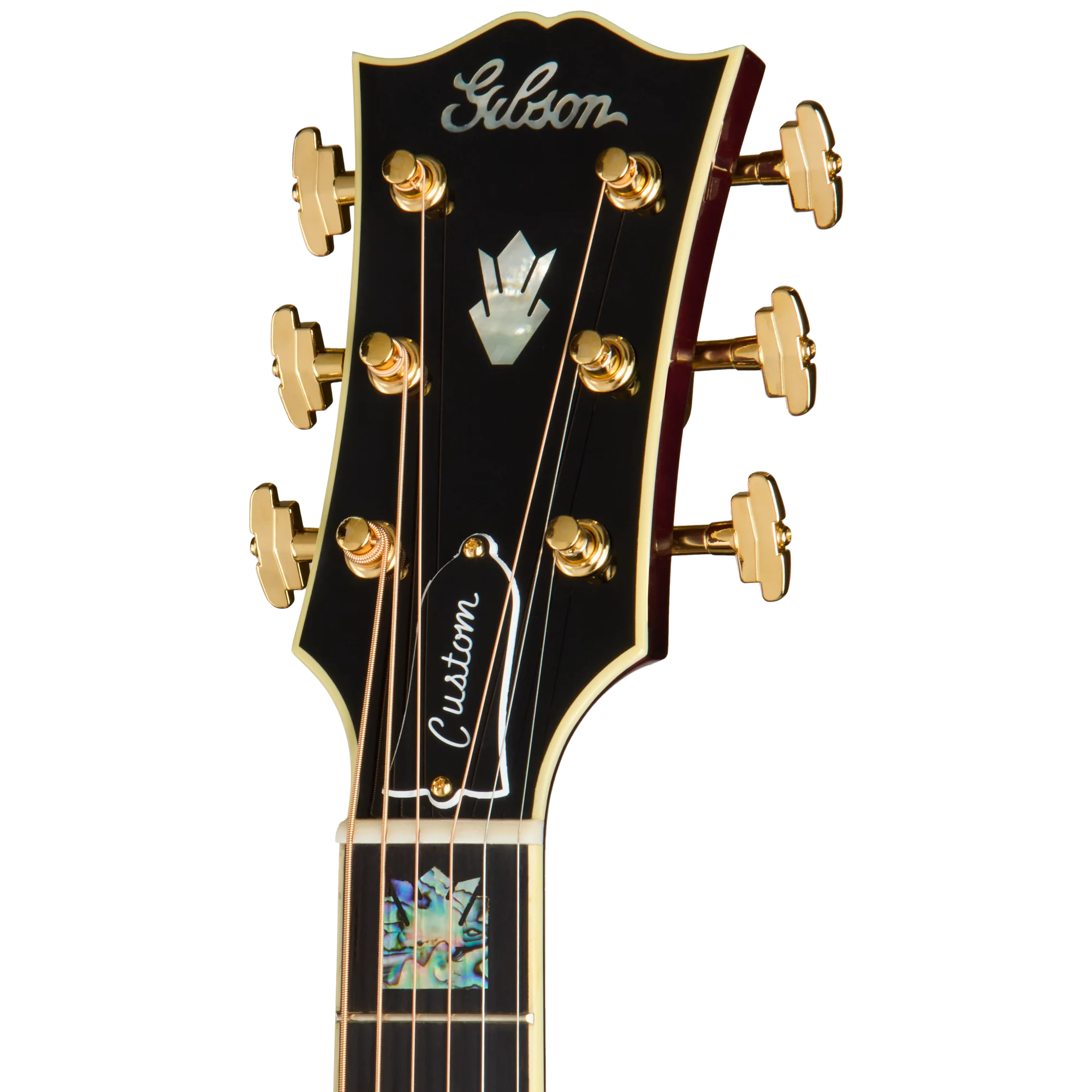 Gibson Custom SJ-200 Standard 3-Piece Back, Merlot Burst - Image 5