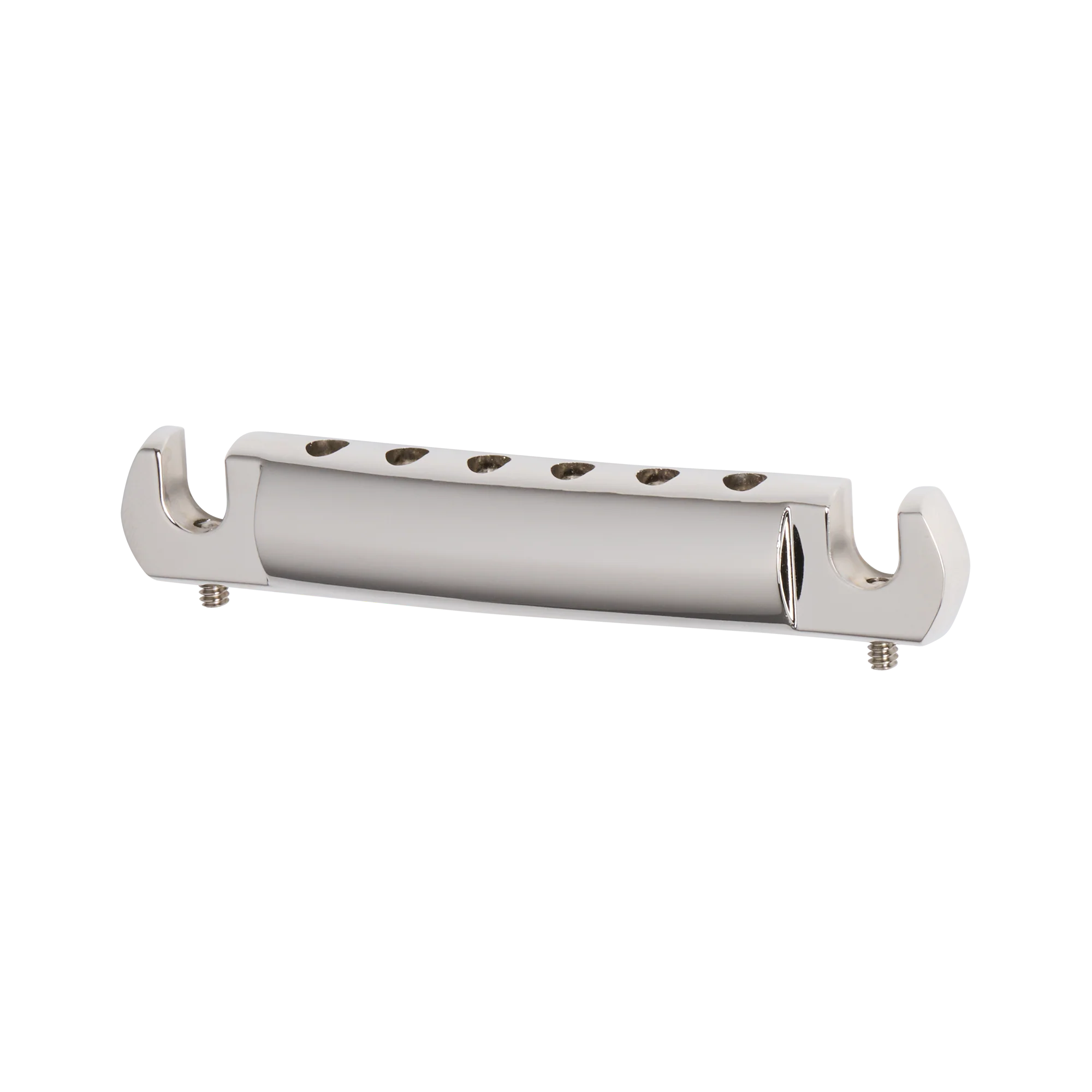 Gibson Historic Reissue Wraparound Tailpiece With Studs & Inserts, Nickel, Exclusive - Image 4