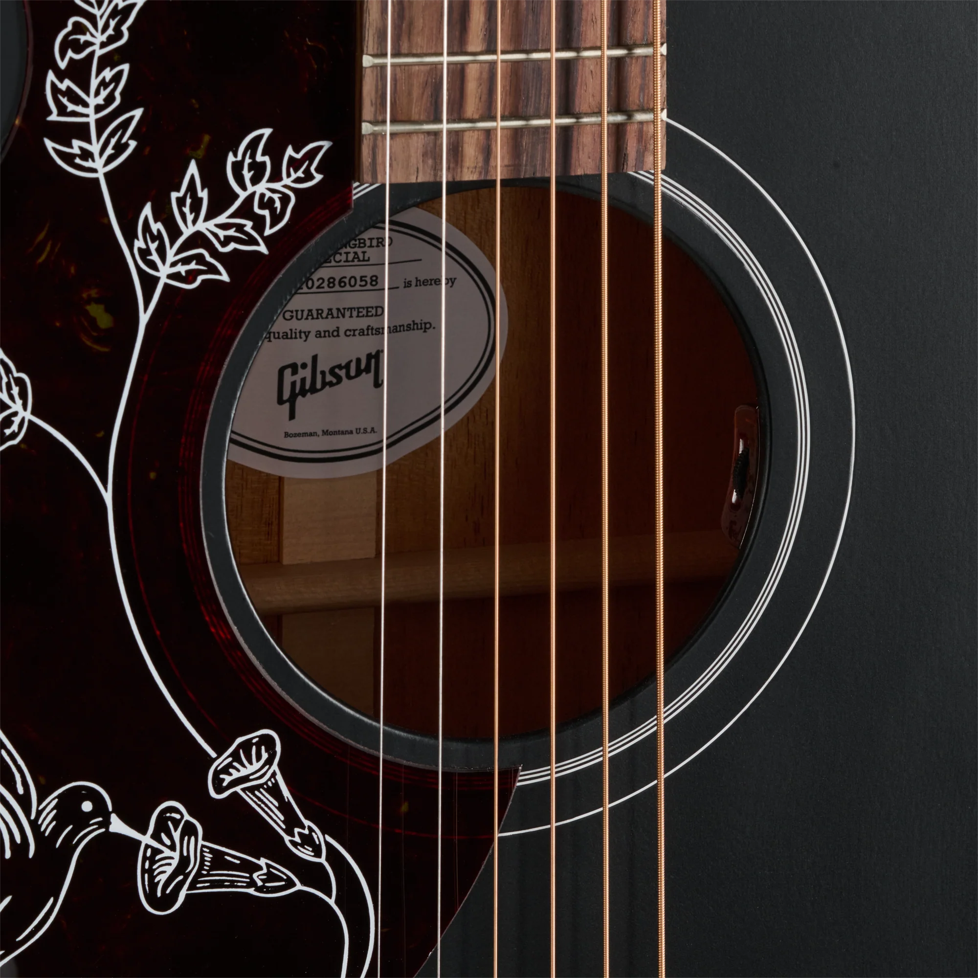 Gibson Hummingbird Special, Left-Handed, Satin Ebony - Image 9