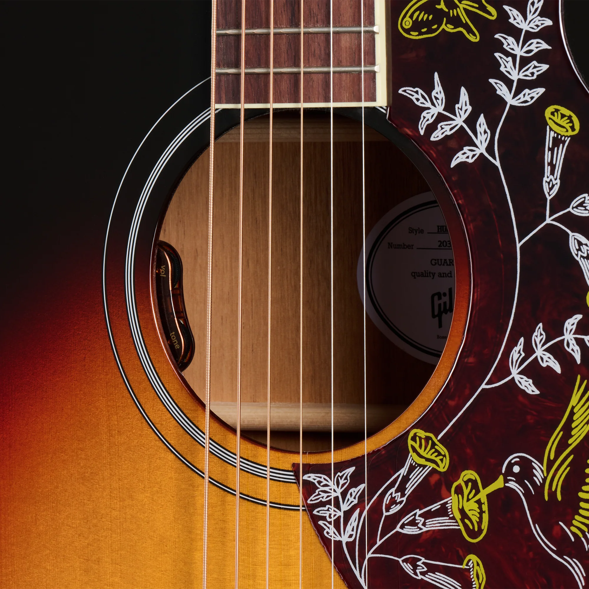 Gibson Hummingbird Standard, Tri Burst, Exclusive - Image 7