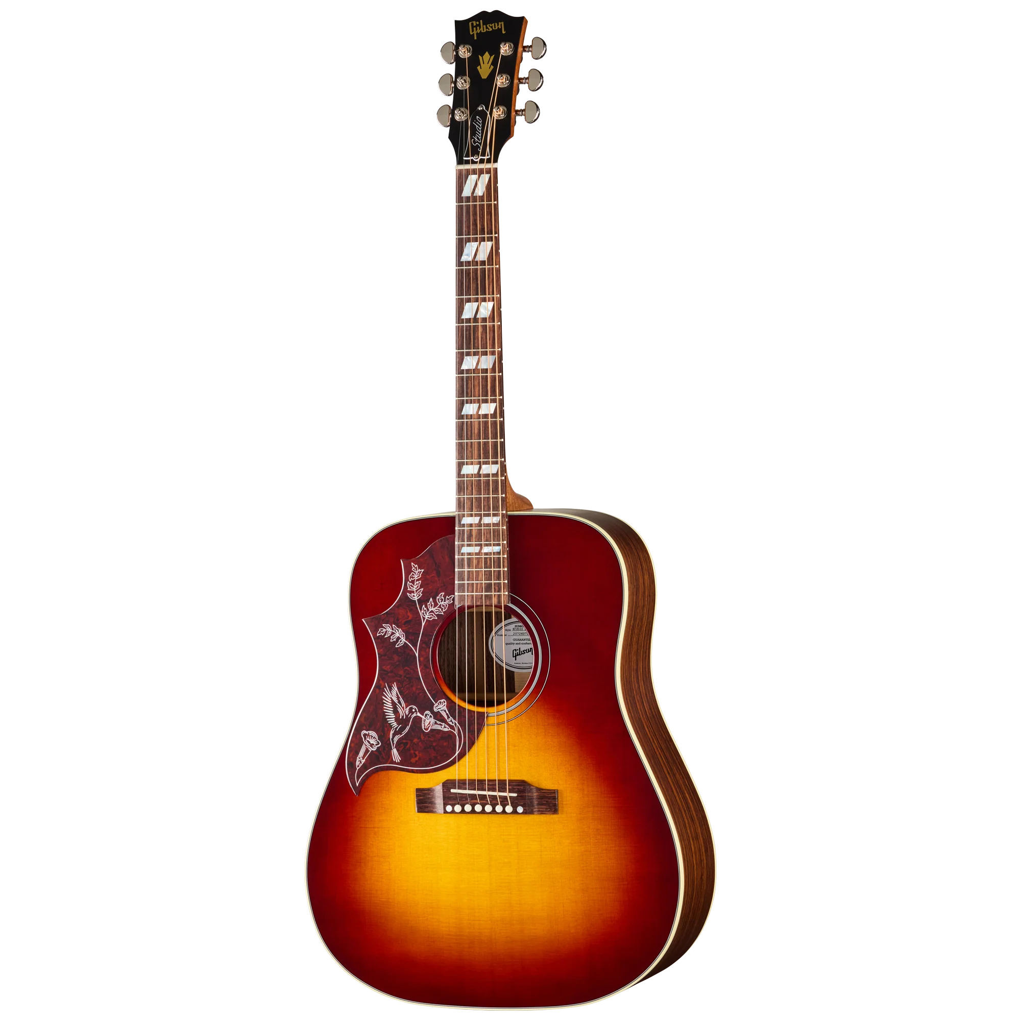 Gibson Hummingbird Studio Rosewood, Left-Handed, Rosewood Burst - Image 3