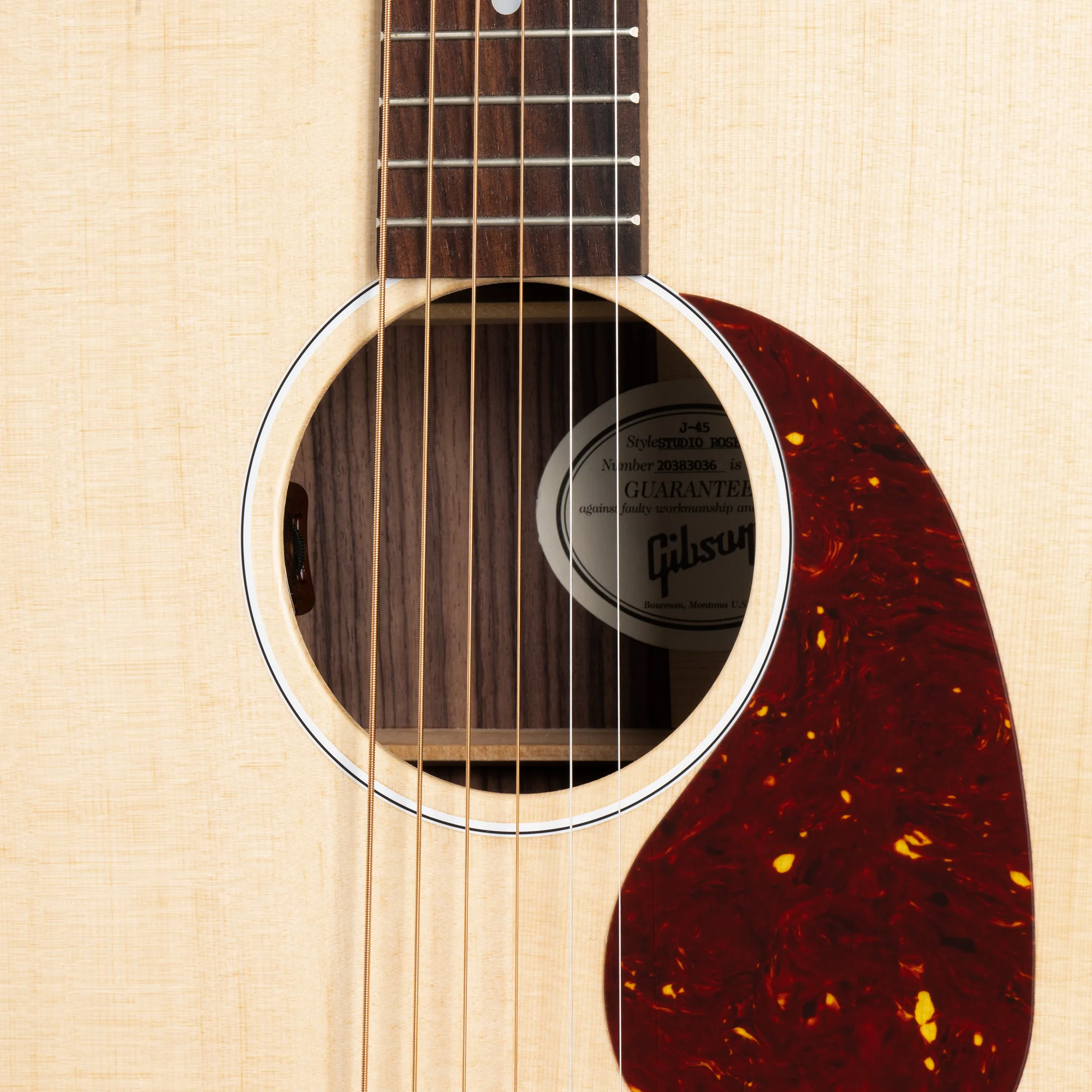 Gibson J-45 Studio Rosewood, Satin Natural - Image 5