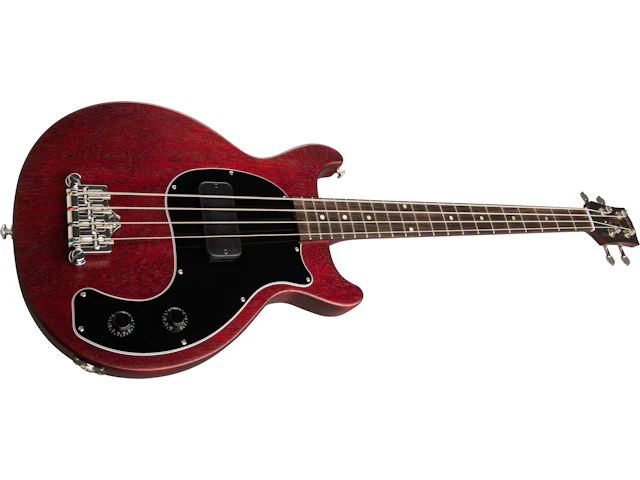 Gibson Les Paul Junior Tribute DC Bass, Worn Cherry - Image 11
