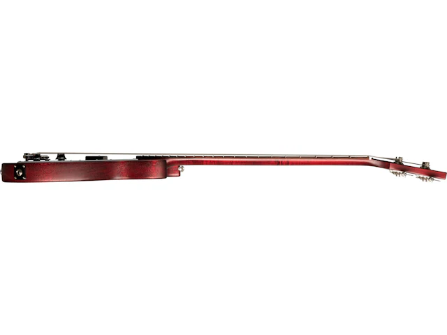 Gibson Les Paul Junior Tribute DC Bass, Left-Handed, Worn Cherry - Image 8