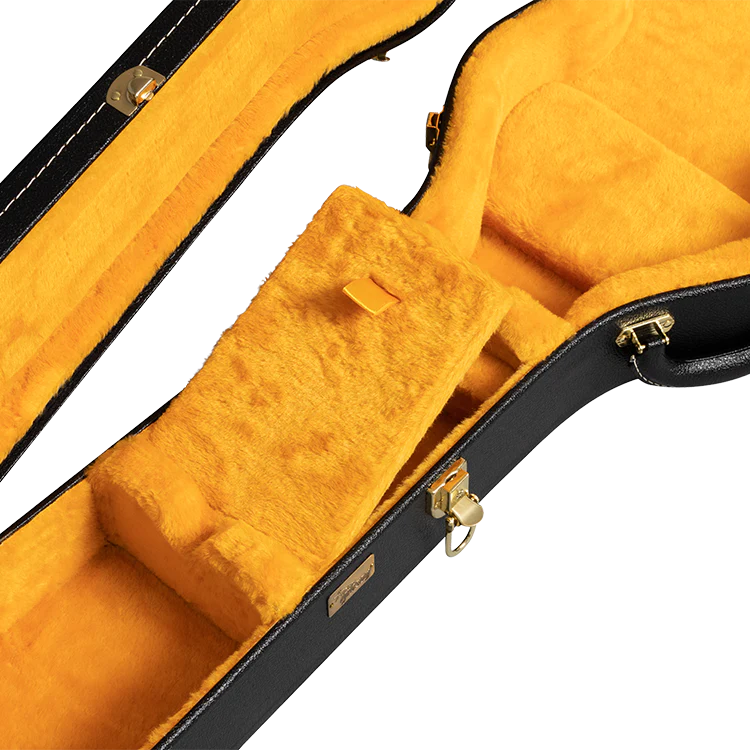 Lifton Historic Hardshell Case, Les Paul, Black/Goldenrod - Image 6