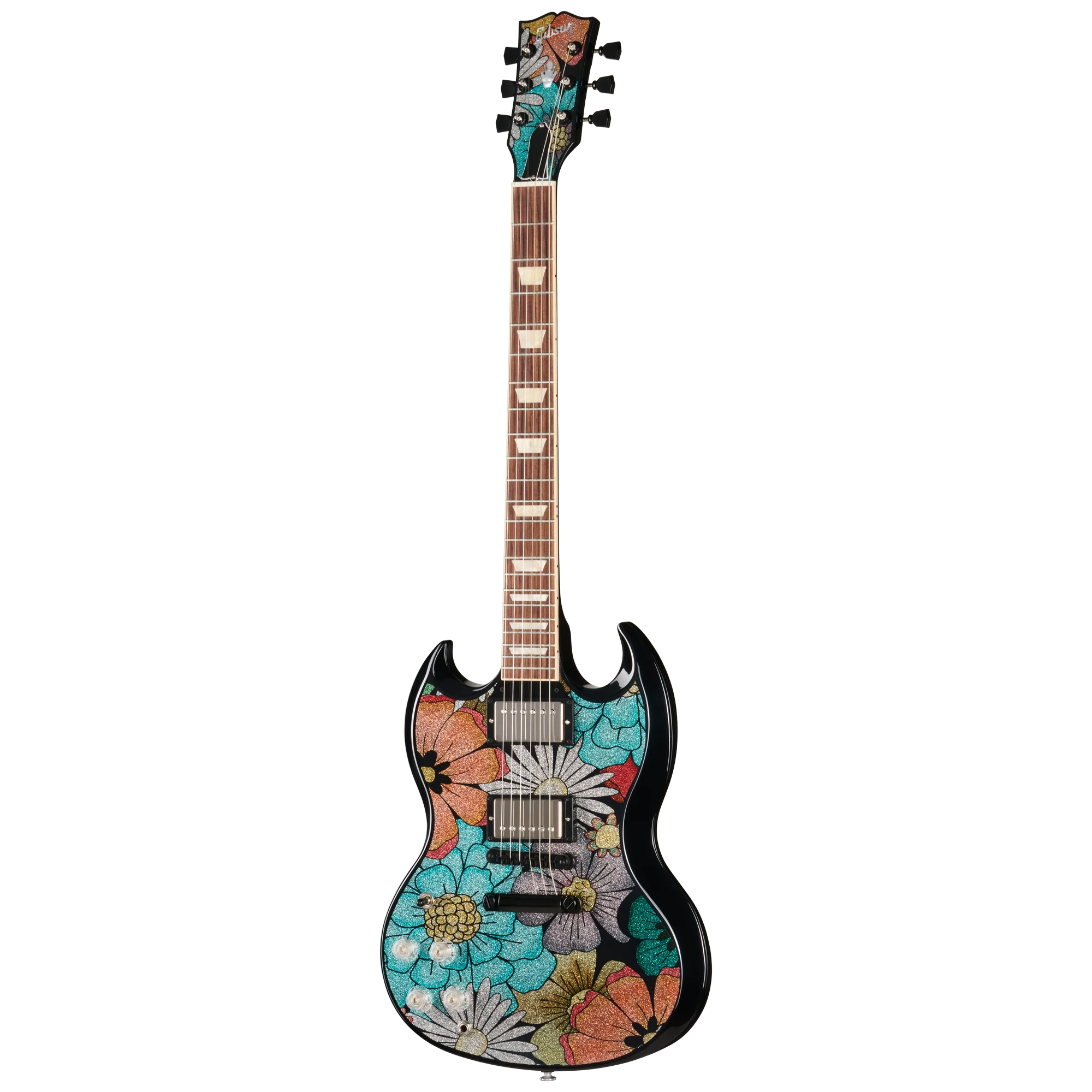 Gibson Mod™ Collection SG Standard, Left-Handed, Flower Power - Image 3