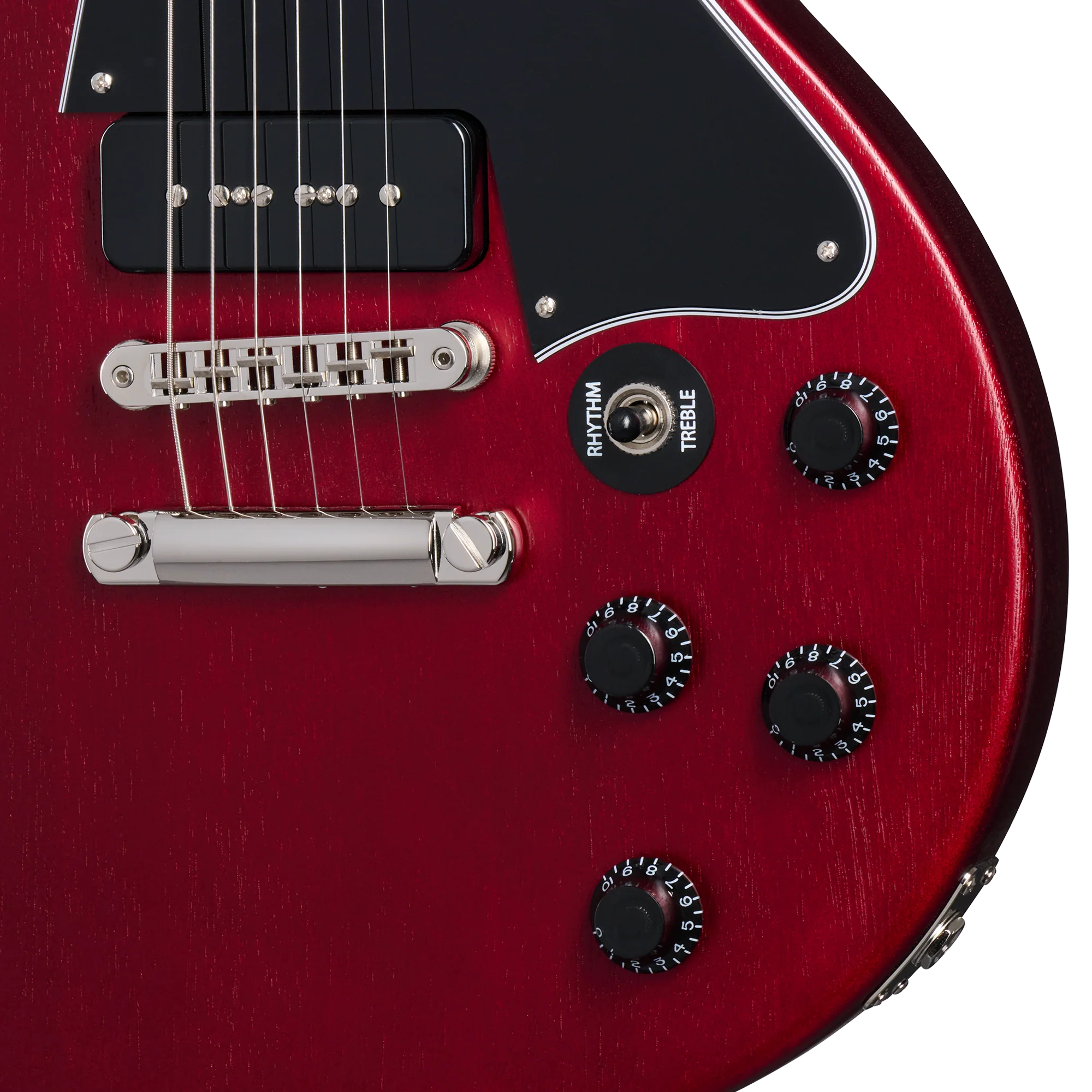 Gibson Rick Beato Les Paul Special Double Cut, Sparkling Burgundy Satin - Image 2