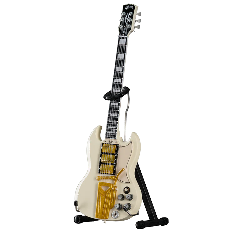 Gibson Sister Rosetta Tharpe AXE HEAVEN '61 Les Paul SG 1:4 Scale Mini Guitar Model, Exclusive - Image 4