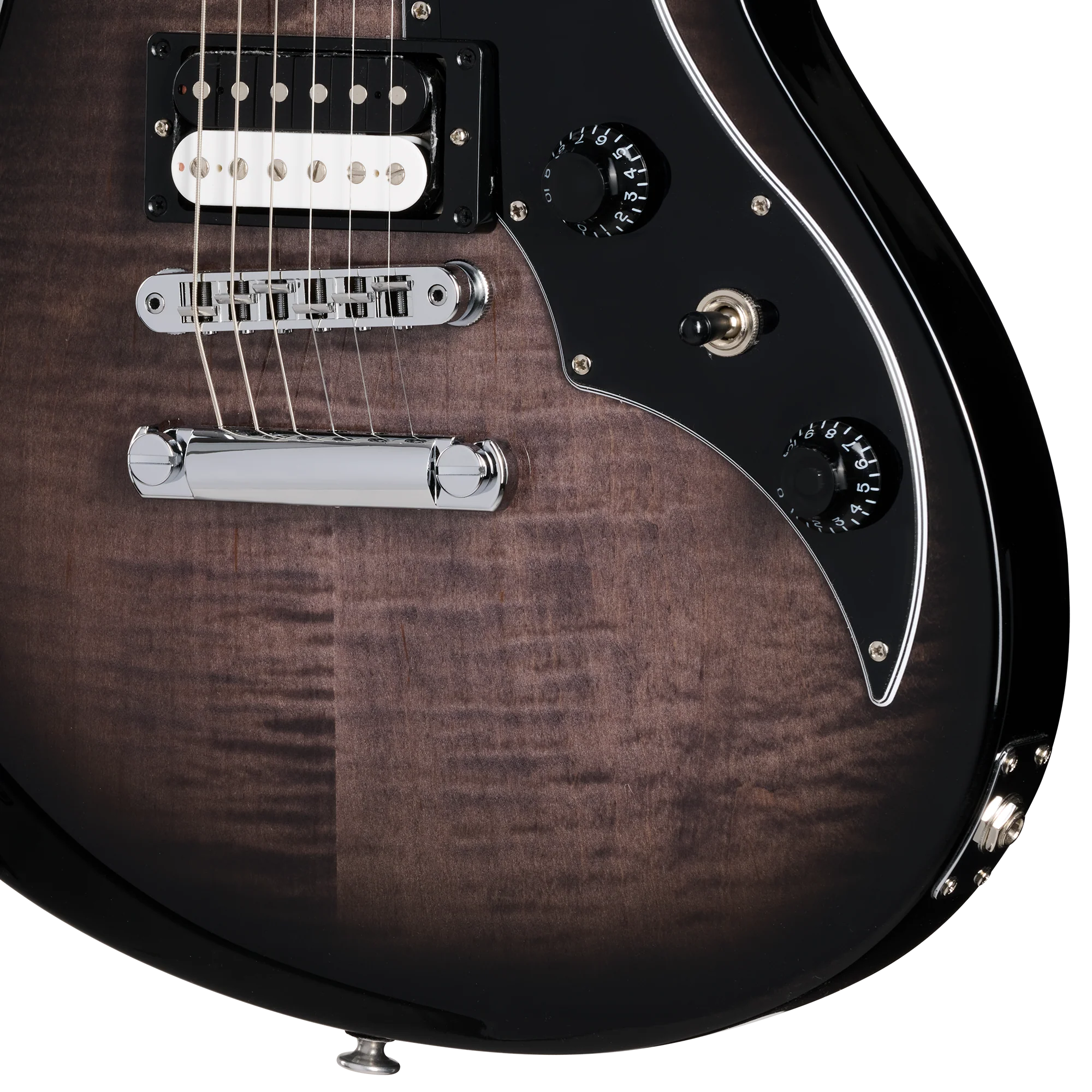 Gibson Victory Figured Top, Translucent Ebony Burst, Exclusive - Image 7