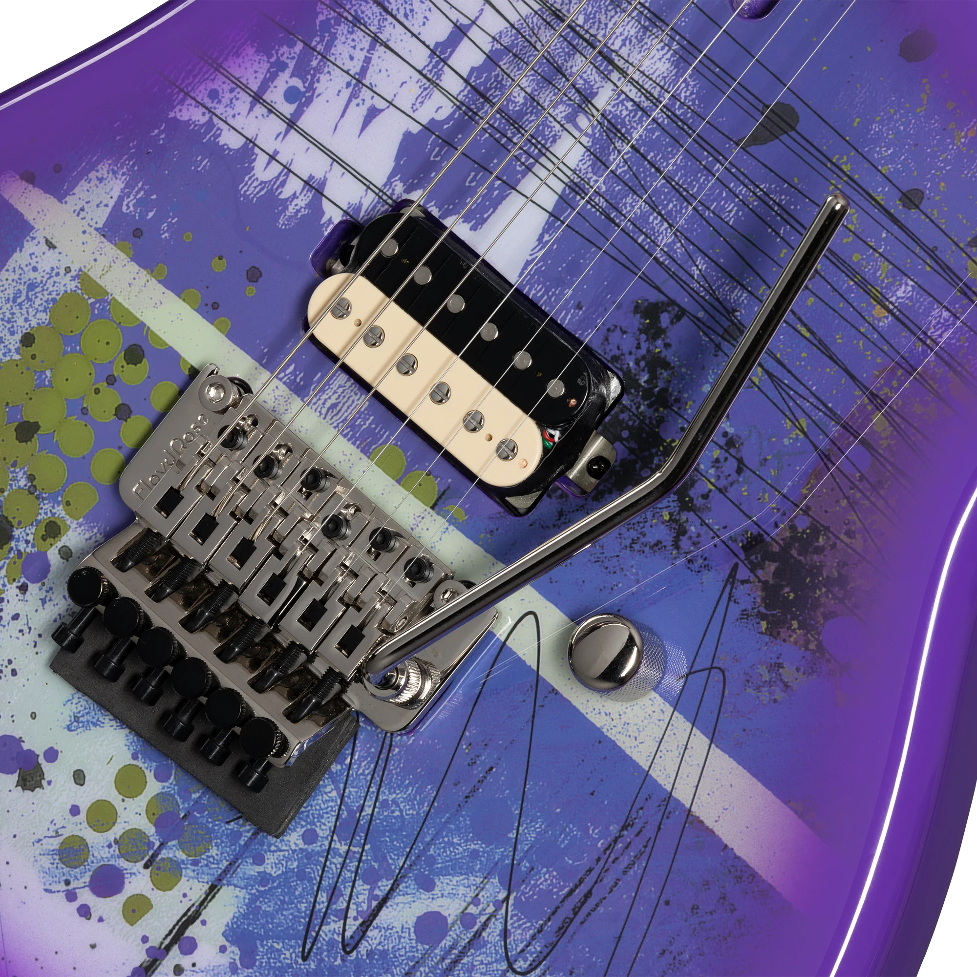 Kramer 84, Custom Graphics, Purple Splatter, Exclusive - Image 7