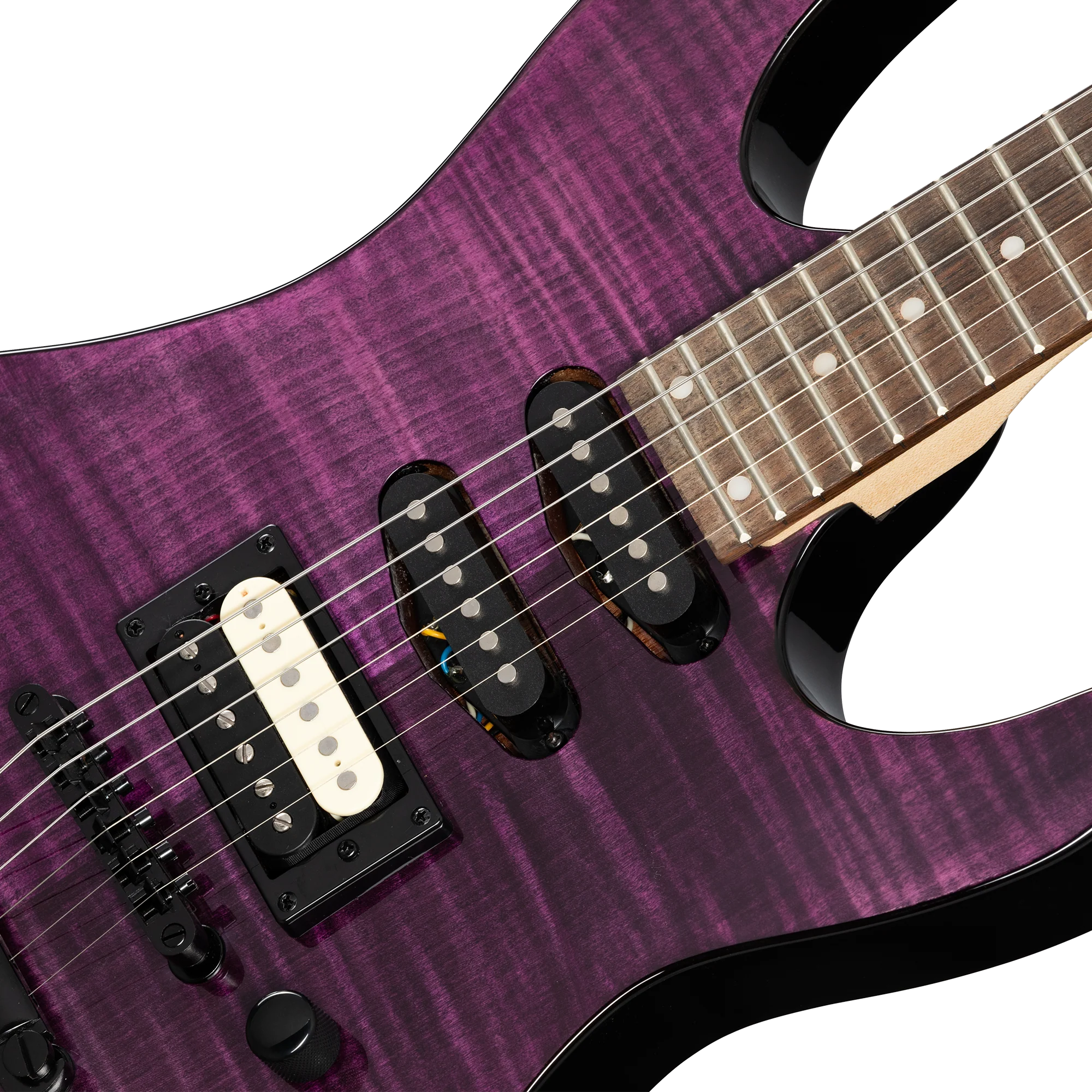 Kramer Striker Figured HSS, Transparent Purple - Image 7