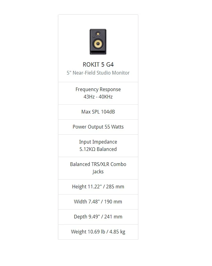 KRK ROKIT-5-G4, EU - Image 7