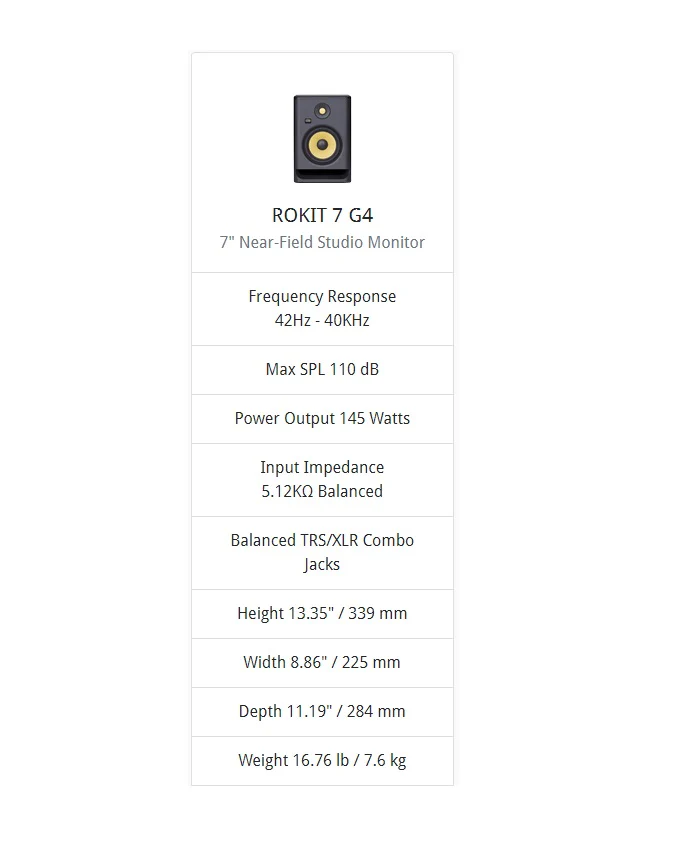 KRK ROKIT-7-G4, EU - Image 5