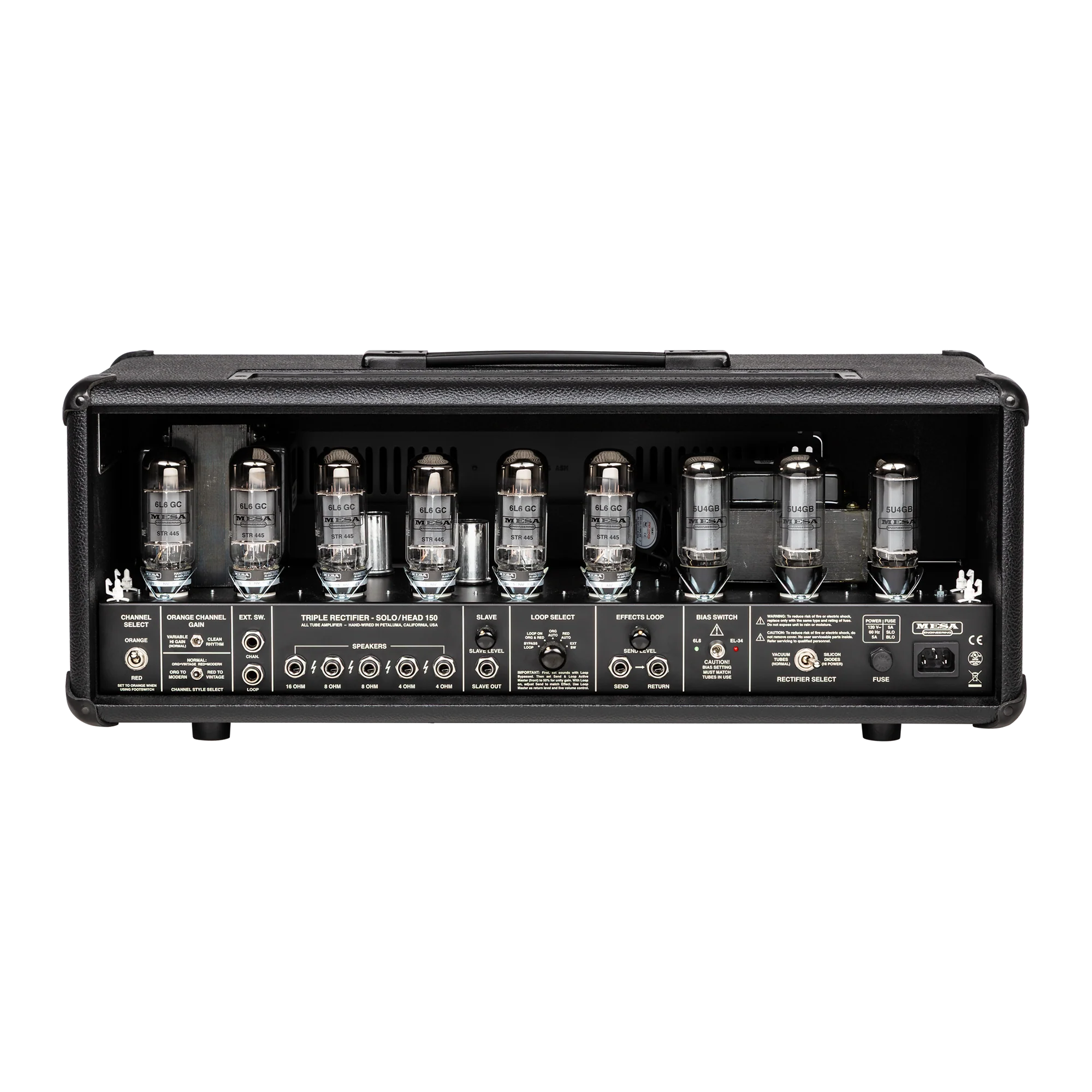 Mesa/Boogie 90s Triple Rectifier Head, Black Bronco, EU - Image 2