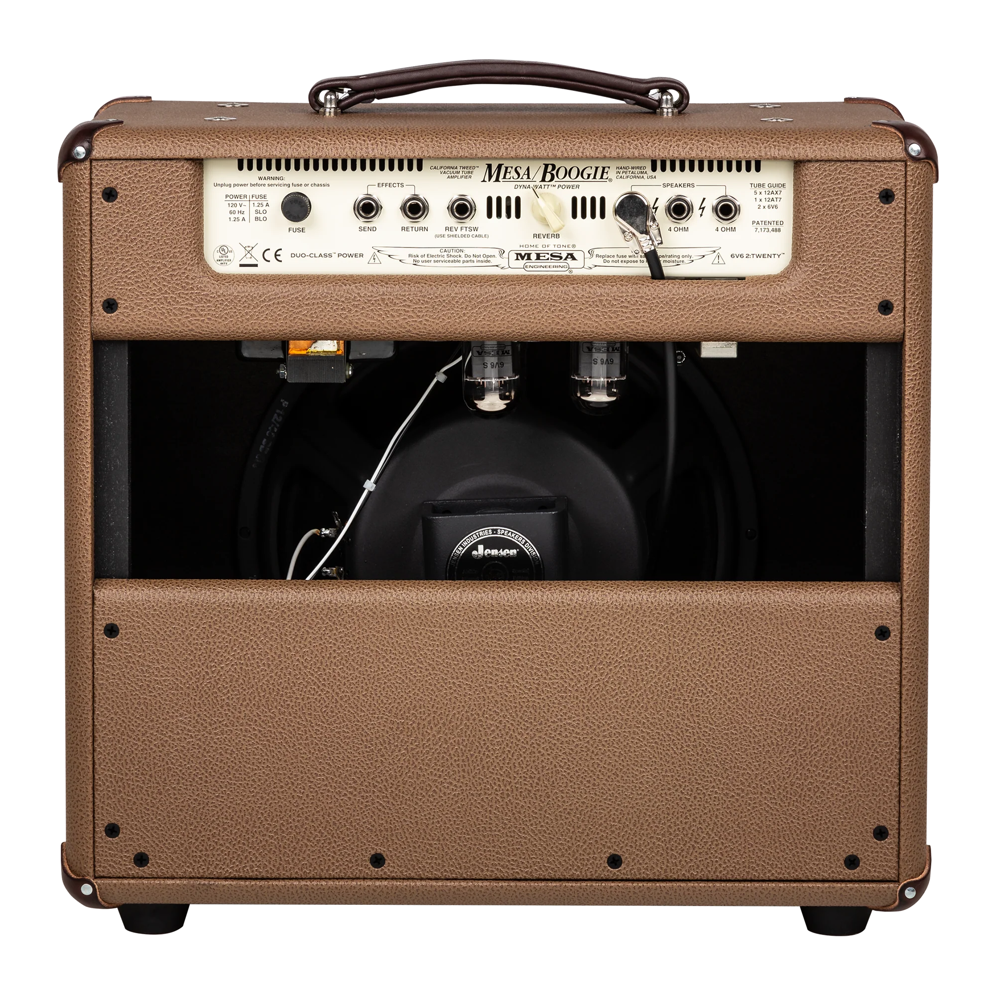 Mesa/Boogie Custom Configured California Tweed 6V6 2:20 1x12 Combo, Cocoa Bronco - Image 2