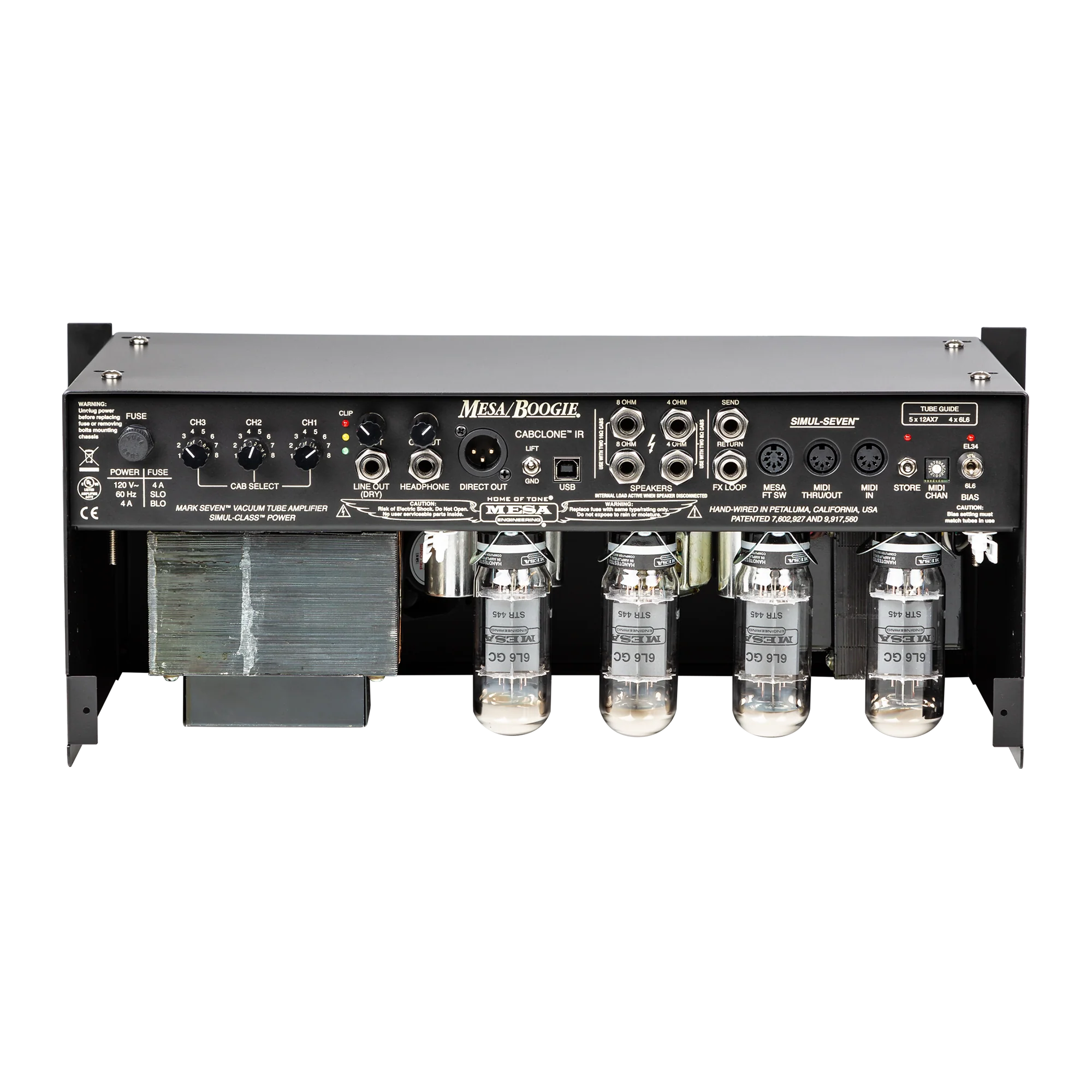 Mesa/Boogie Mark VII Rackmount Head, Black - Image 2
