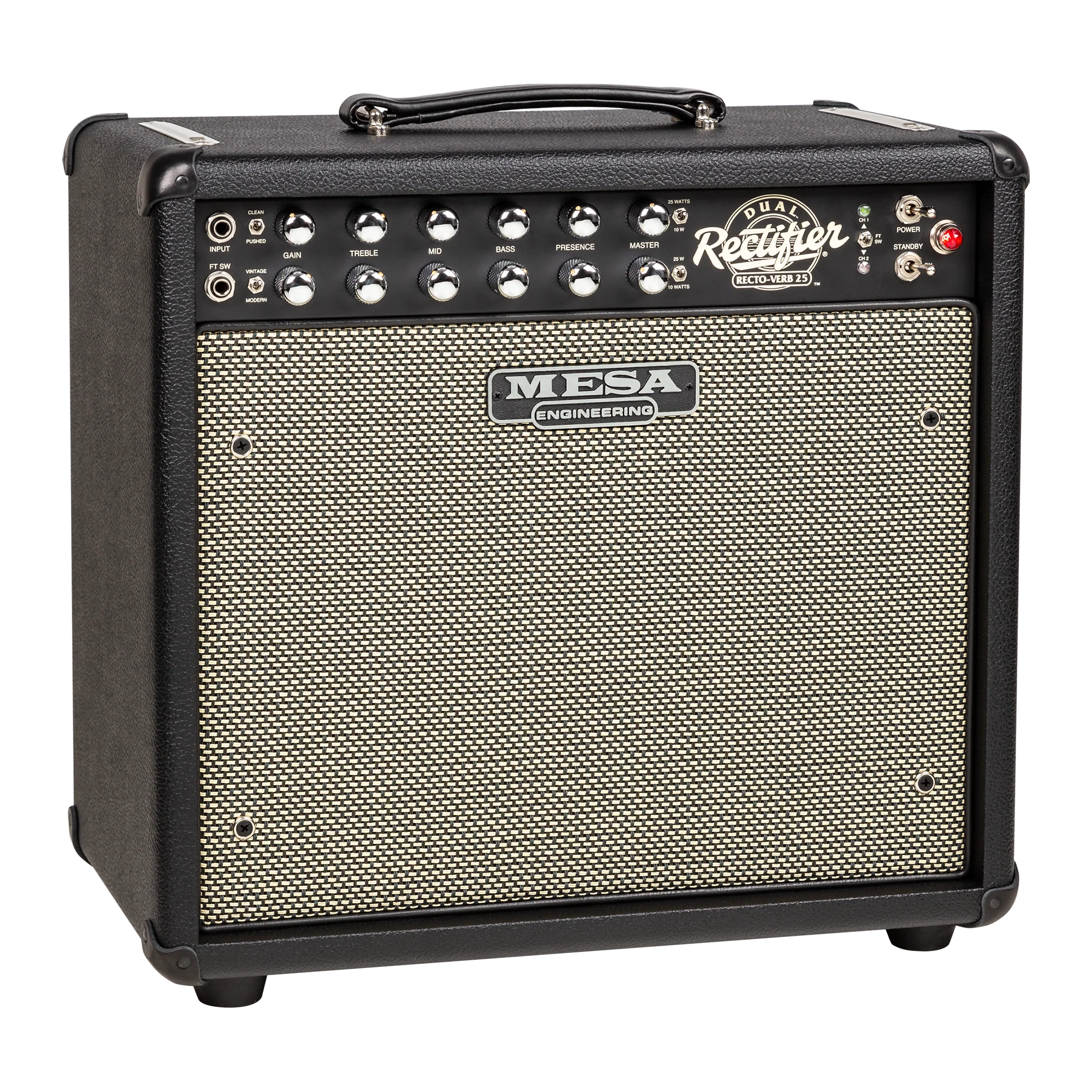 Mesa/Boogie Recto-Verb 25 1x12 Combo, Black Bronco, UK - Image 3