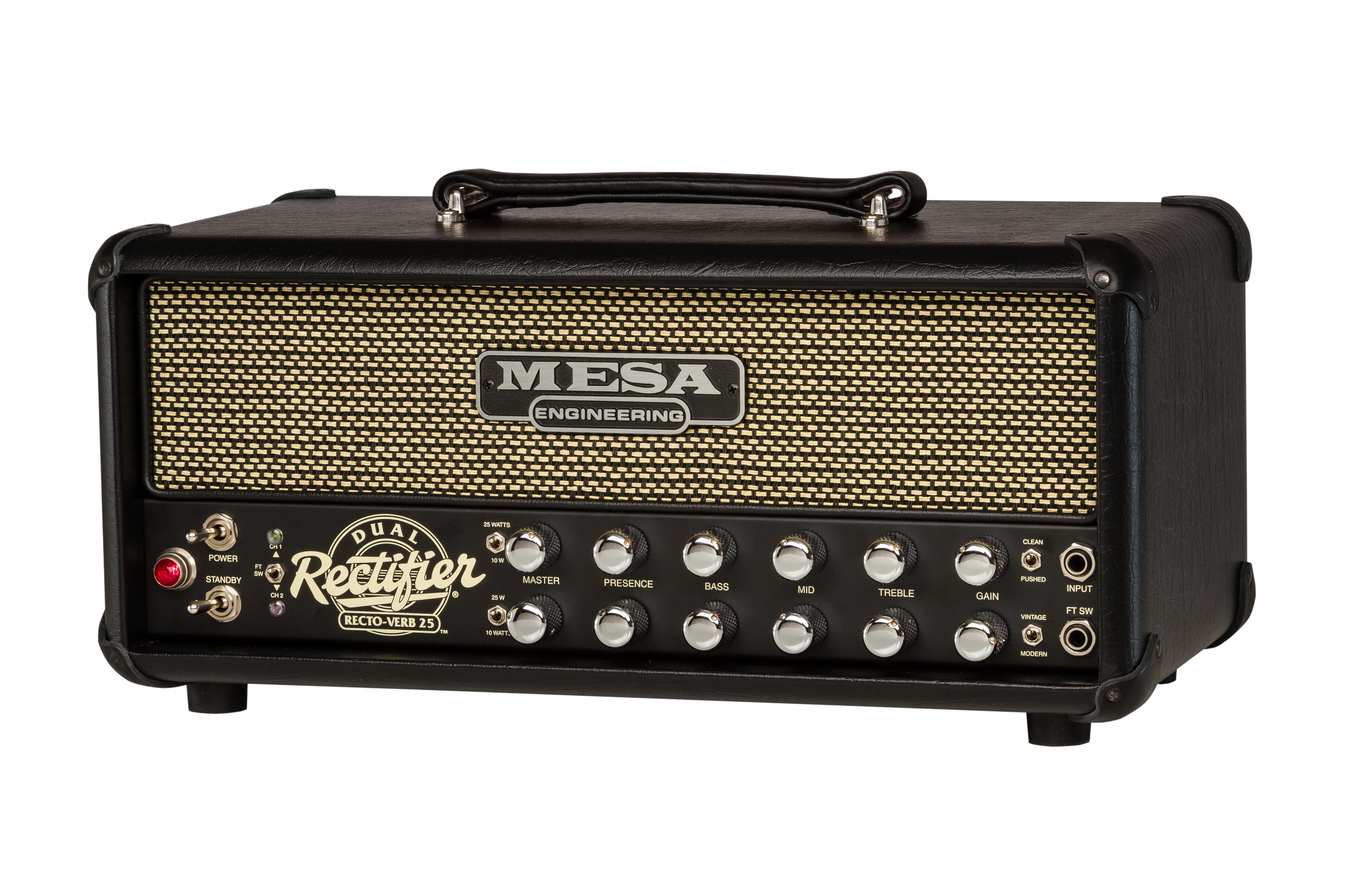 Mesa/Boogie Recto-Verb 25 Head, Black Taurus - Image 3