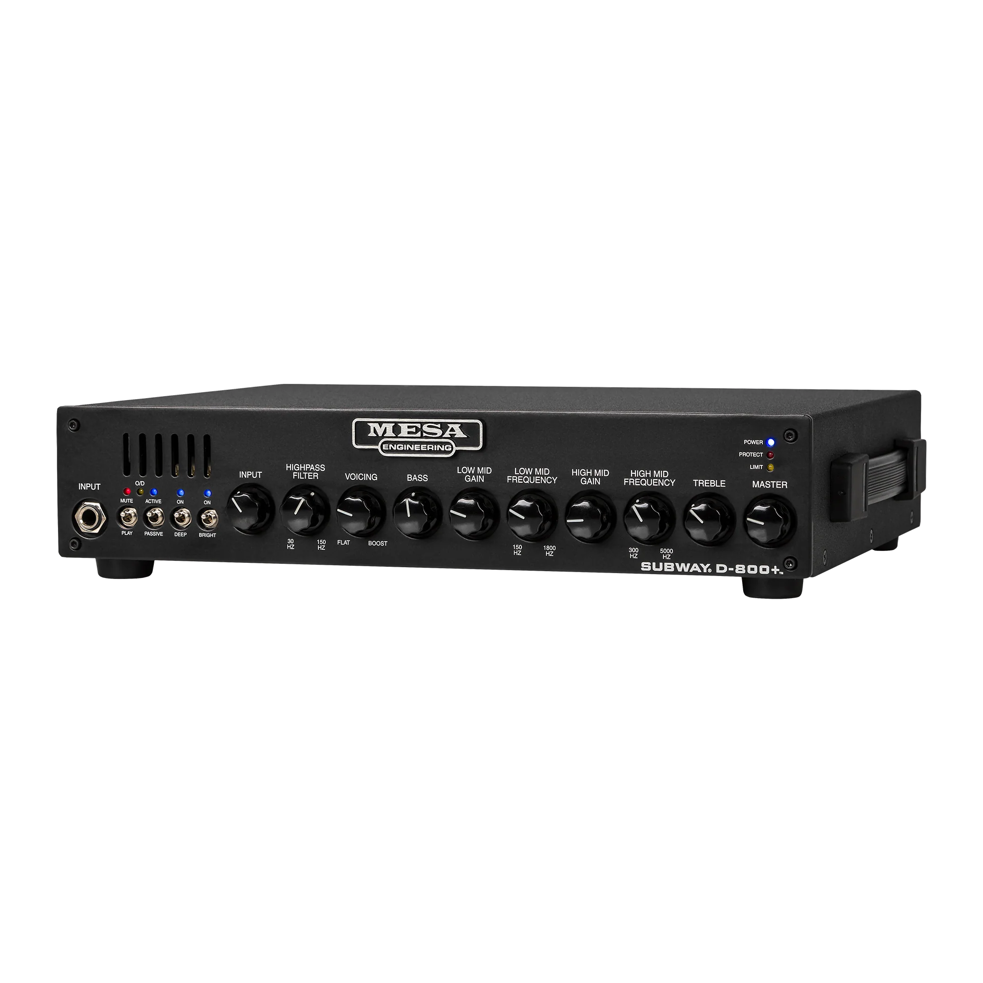 Mesa/Boogie Subway D-800+ Bass Amp (Metal Head), Black - Image 4