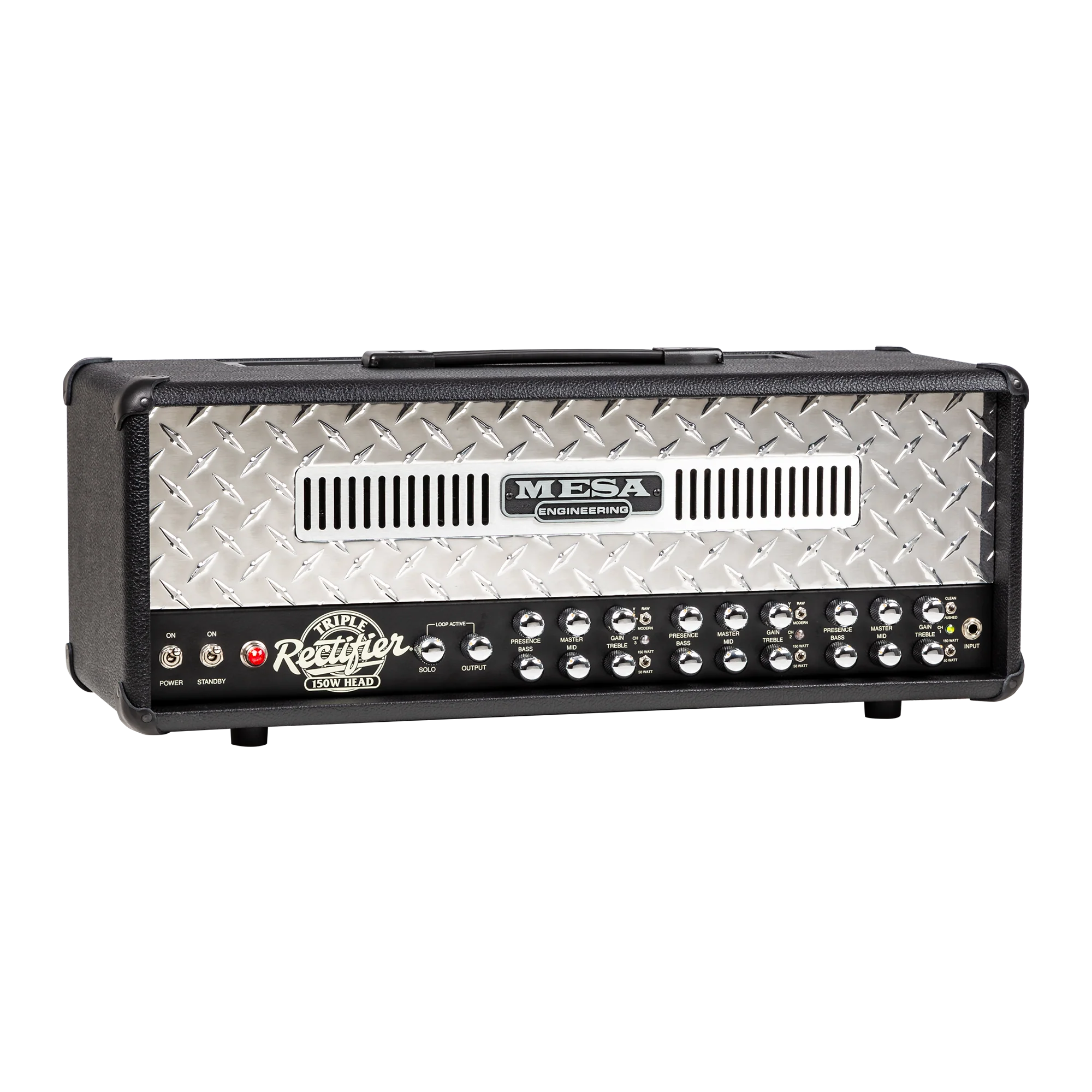 Mesa/Boogie Triple Rectifier Head, Black Bronco - Image 3